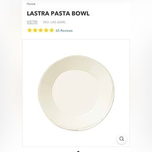 Vietri Lastra pasta bowl, set of 4